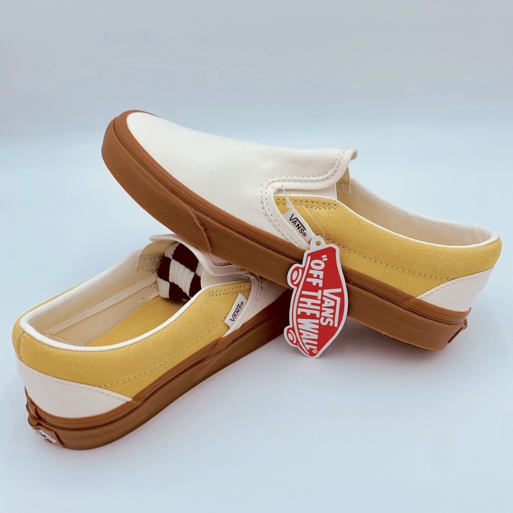 VANS CLASSIC SLIP-ON Gum / Marshmallow/ Cream Gold